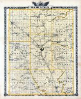 Hamilton County Map, Illinois State Atlas 1876